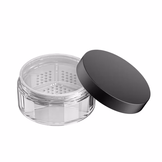 50g Compact Powder Powder Jar Custom Plastic Loose Powder Container with Sifter Lids